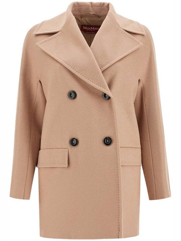 short double-breasted cashmere coat - MAX MARA - BALAAN 1