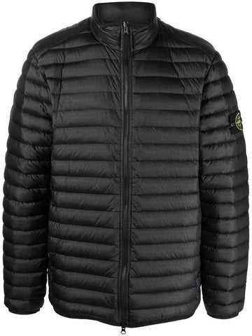 Wappen Patch Lightweight Down Padding Black - STONE ISLAND - BALAAN 1