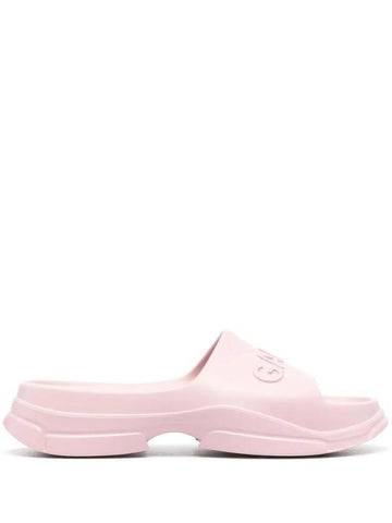 Pool Slippers Pink - GANNI - BALAAN 1