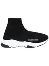 Speed Trainer High Top Sneakers Black - BALENCIAGA - BALAAN 3