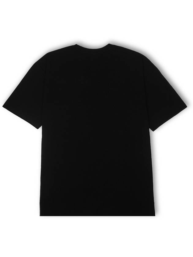 Overfit FED Signature Logo Short Sleeve T-Shirt Black - FOREEDCLUB - BALAAN 3