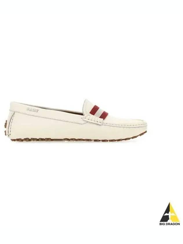 Women s MOCASSINO loafer white LADYES586207 - BALLY - BALAAN 1