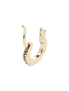 Pave Huggie Earrings Gold - COACH - BALAAN 6