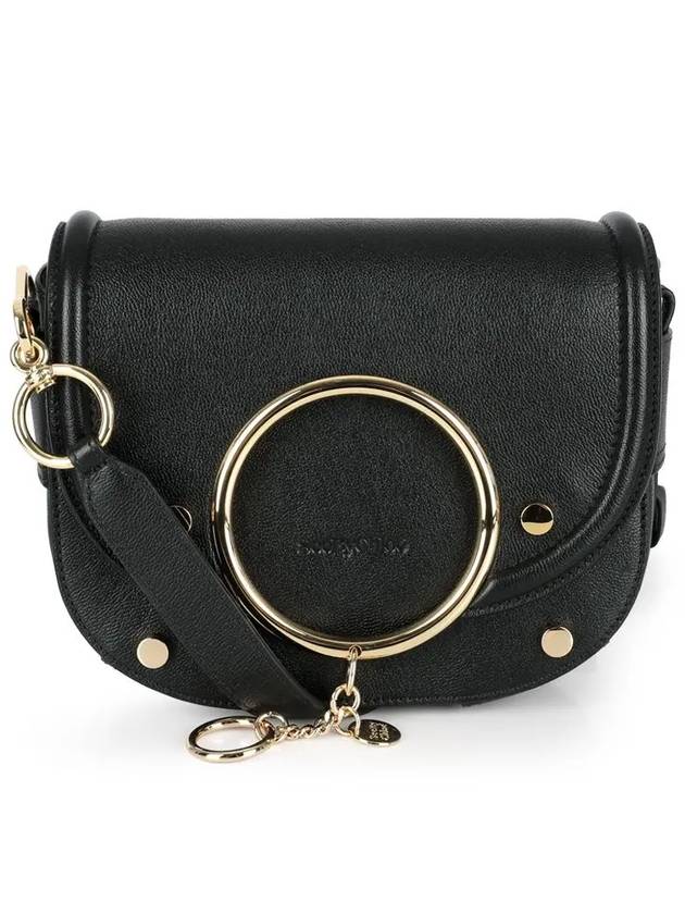 Grain Leather Mara Cross Bag Black - CHLOE - BALAAN 3