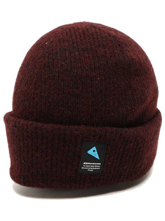 Runa Logo Patch Beanie Amaranth Red - KLATTERMUSEN - BALAAN 8