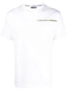 Logo Print Crew Neck Short Sleeve T-Shirt White - STONE ISLAND - BALAAN 1