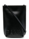 Small Banner Cross Bag Black - GANNI - BALAAN 2