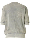 S-Coolwafy-N1 Half Sleeve Sweatshirt Grey - DIESEL - BALAAN 4