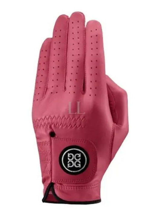 Circle GS Logo Leather Golf Gloves Pink - G/FORE - BALAAN 2