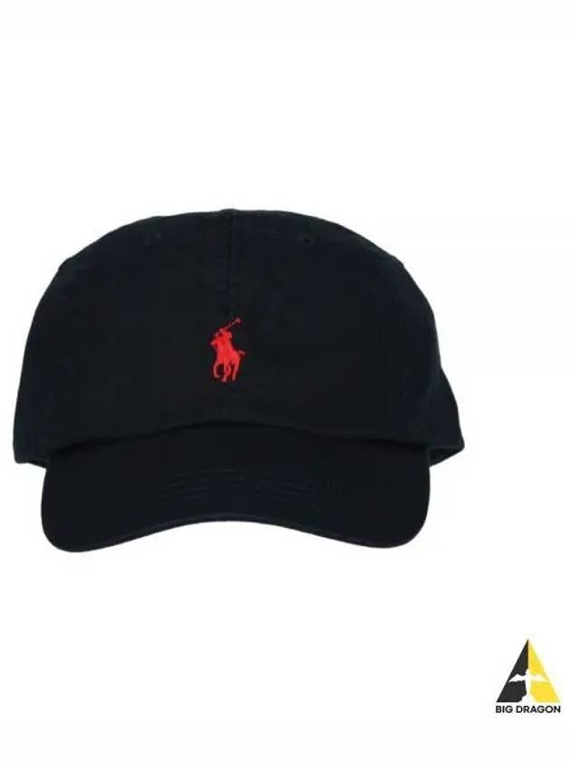 Embroidered Pony Ball Cap Black - POLO RALPH LAUREN - BALAAN 2