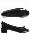 Women's Camille Patent Calfskin Pumps Black - REPETTO - BALAAN 3