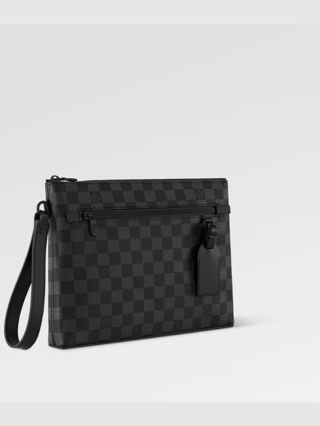 Takeoff Damier Pouch Bag Grey - LOUIS VUITTON - BALAAN 3