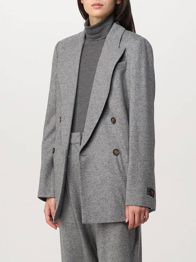 Blazer Brunello Cucinelli in jersey di cashmere - BRUNELLO CUCINELLI - BALAAN 4