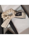 Quick Hair Band Crunch Ivory Ribbon - CHANEL - BALAAN 4