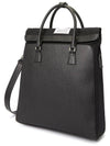 5AC Daily Vertical Leather Backpack Black - MAISON MARGIELA - BALAAN 3