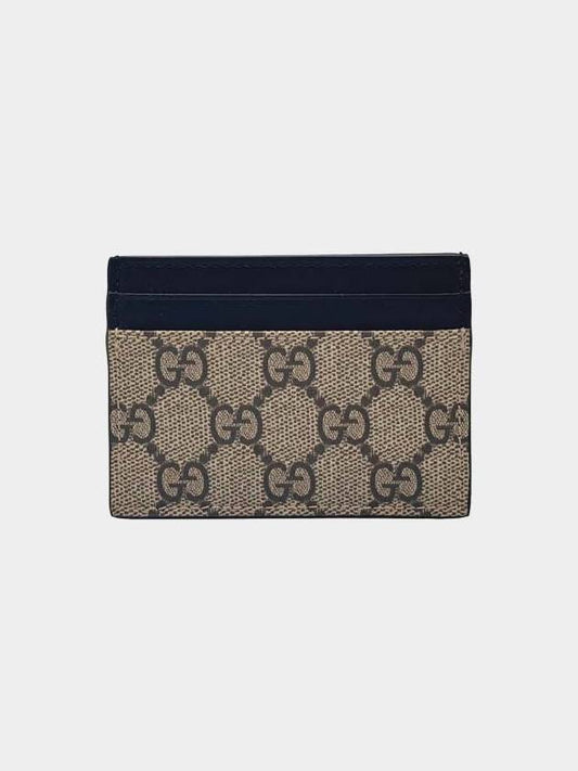 GG canvas black logo card wallet 779775 D697 - GUCCI - BALAAN 1