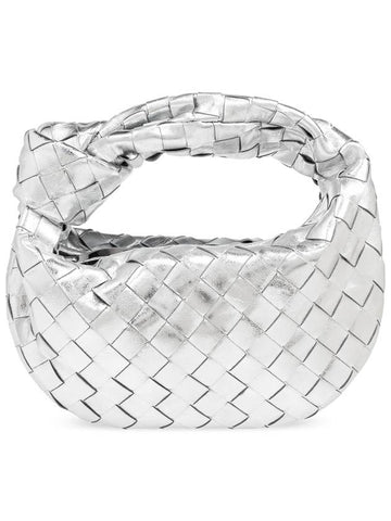 Bottega Veneta Handbag Mini Jodie, Women's, Silver - BOTTEGA VENETA - BALAAN 1