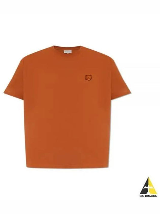 Bold Fox Head Patch Comfort Short Sleeve T-Shirt Tobacco - MAISON KITSUNE - BALAAN 2