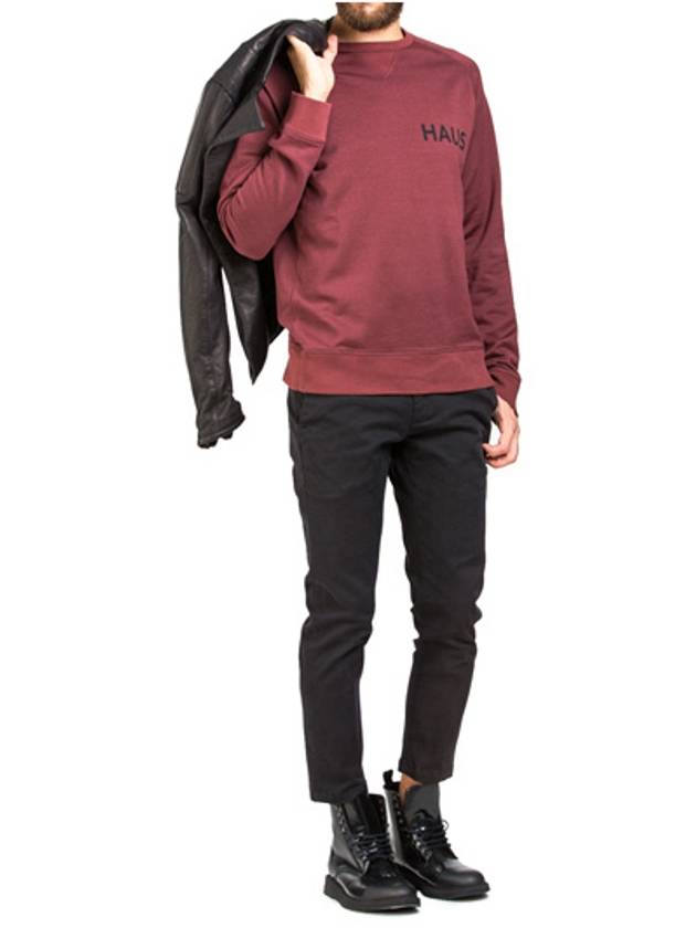 HAUS burgundy sweatshirt - GOLDEN GOOSE - BALAAN 4