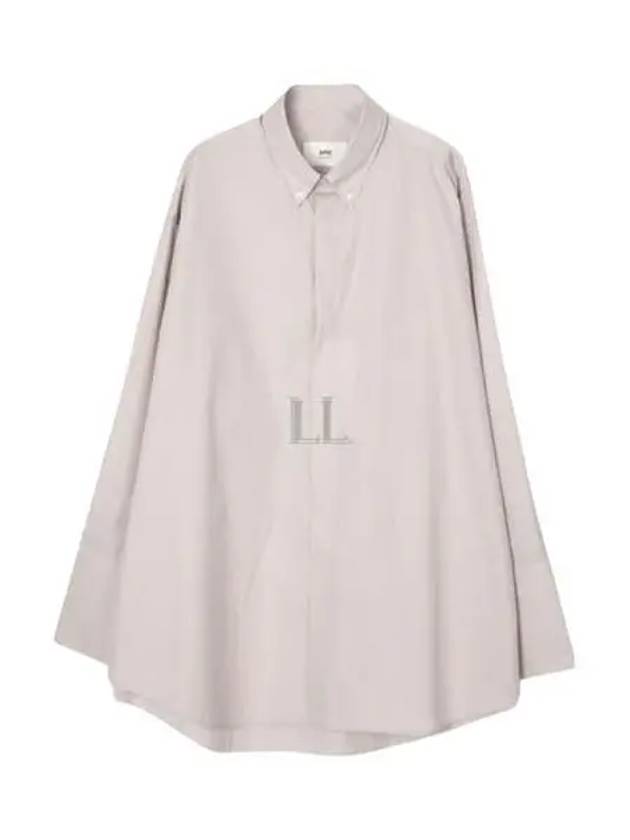 Mattiussi Oversized Long Sleeve Shirt Pink - AMI - BALAAN 2