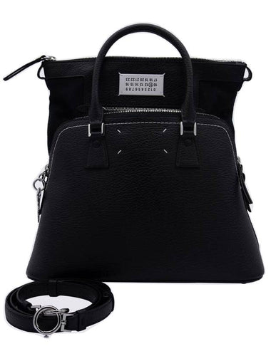 5AC Four Stitch Logo Classic Tote Bag Black - MAISON MARGIELA - BALAAN 1