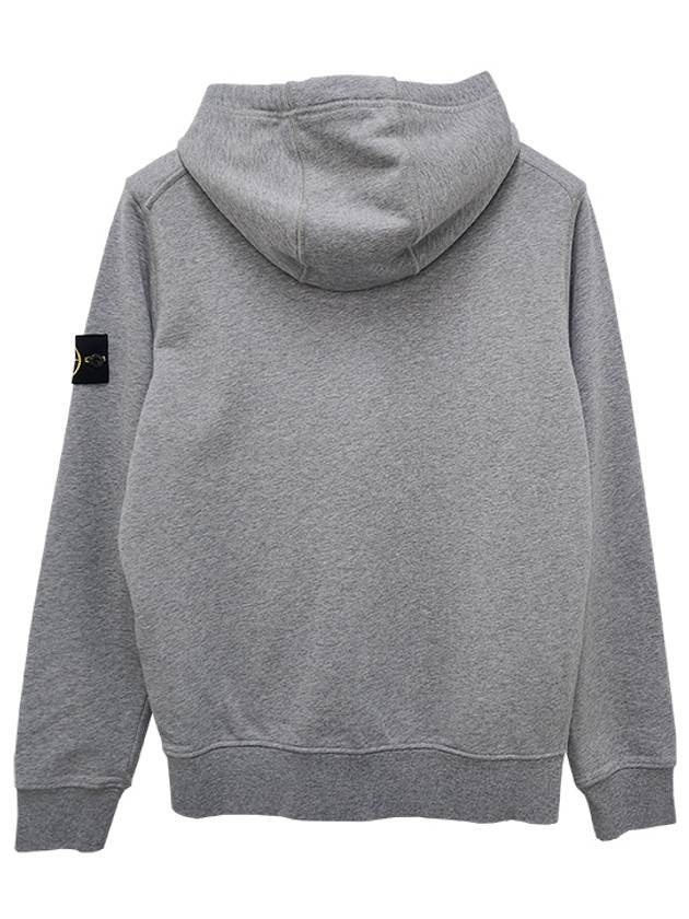 Compass Badge Zip Up Hoodie Grey - STONE ISLAND - BALAAN 4