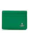 Re-Vegan Card Wallet Green - VIVIENNE WESTWOOD - BALAAN 1