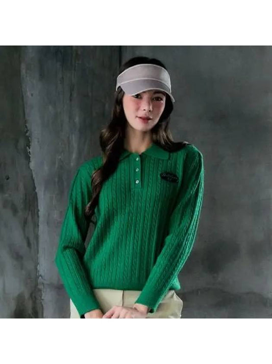 twisted puff knit green - BENECIA12 - BALAAN 1