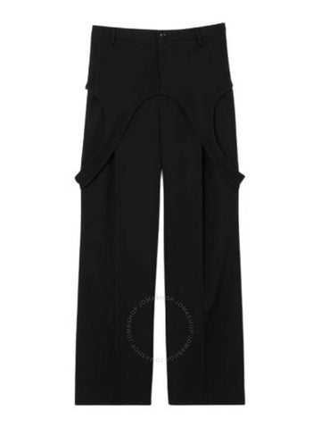 Burberry Panel Detail Wool Tailored Trousers, Brand Size 48 (Waist Size 32.7") - BURBERRY - BALAAN 1