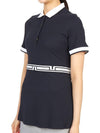 Women's Bellina Polo Short Dress Navy - J.LINDEBERG - BALAAN 3