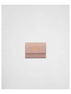 Saffiano Multicolor Half Wallet Powder Pink - PRADA - BALAAN 2