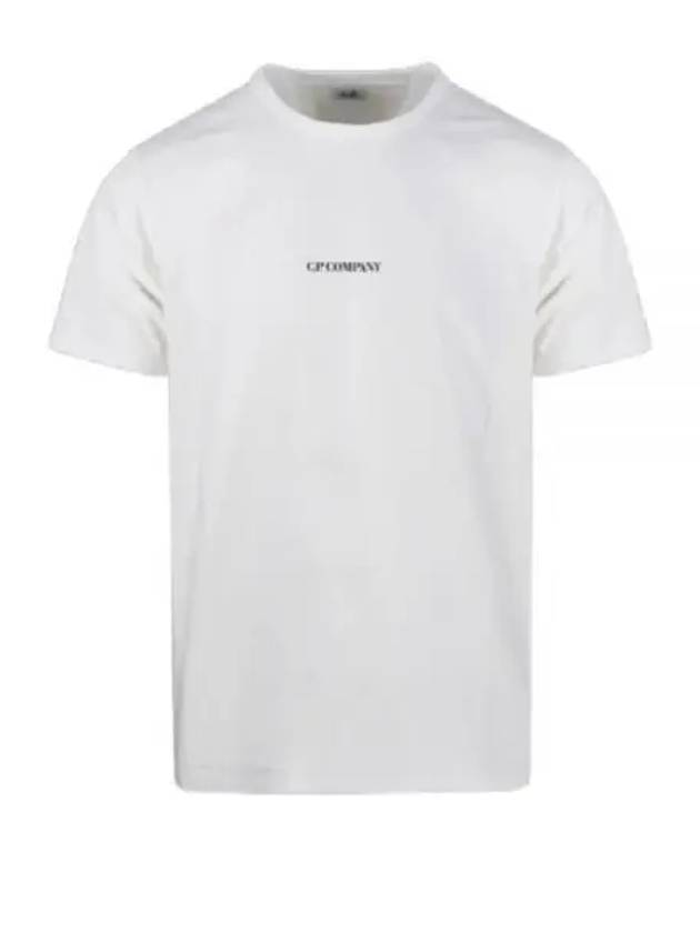 Logo Short Sleeve T-Shirt White - CP COMPANY - BALAAN 2