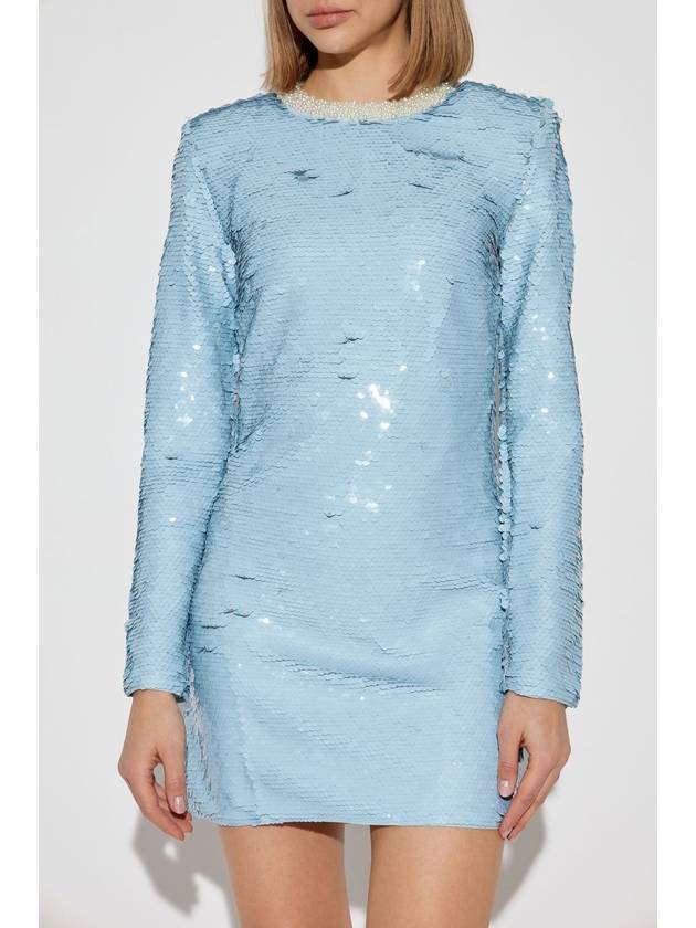 Self Portrait Sequin Dress, Women's, Light Blue - SELF PORTRAIT - BALAAN 3