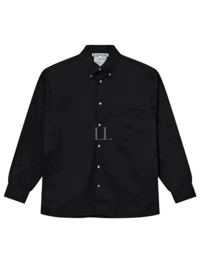 Button Up Over Long Sleeve Shirt Black - ACNE STUDIOS - BALAAN 2