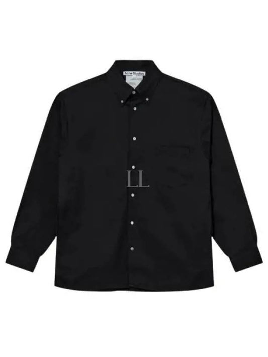 Button Up Over Long Sleeve Shirt Black - ACNE STUDIOS - BALAAN 2