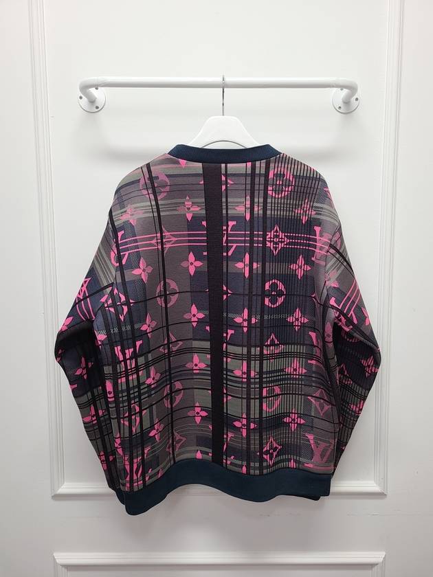 Multi Monogram Jacquard Neoprene Sweatshirt XXL - LOUIS VUITTON - BALAAN 4