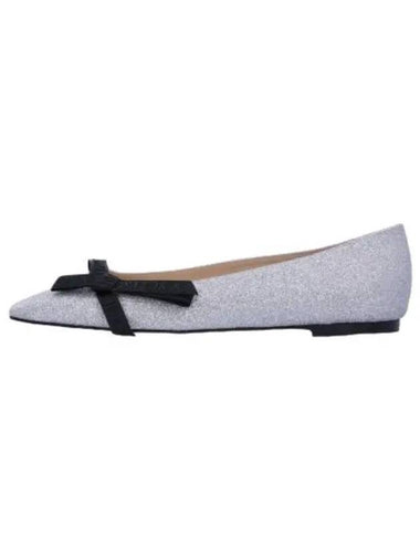 Veda ballerina flat shoes silver - JIMMY CHOO - BALAAN 1