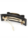 New Vara Plate Hair Clip Black - SALVATORE FERRAGAMO - BALAAN 4