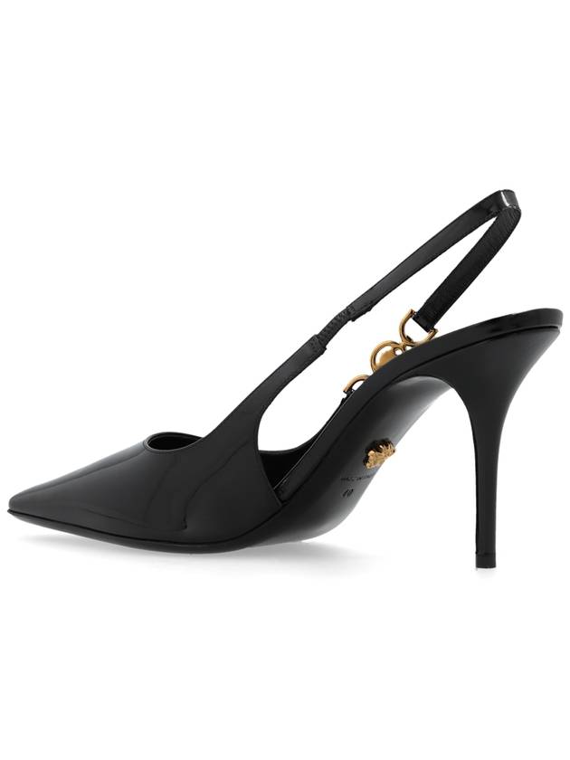 Versace Leather Pumps, Women's, Black - VERSACE - BALAAN 5