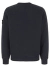 Wappen Patch Crew Neck Cotton Sweatshirt Navy - STONE ISLAND - BALAAN 3