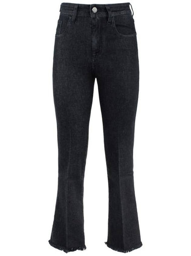 Jacob Cohen Black Cotton And Cashmere Jeans - JACOB COHEN - BALAAN 1