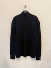 Cashmere Logo Knit Turtleneck Navy - DIOR - BALAAN 2