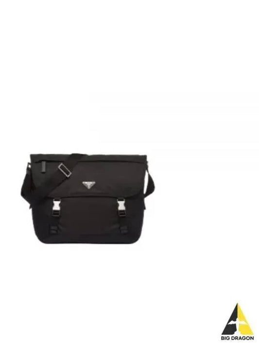 Re-Nylon Saffiano Shoulder Bag Black - PRADA - BALAAN 2