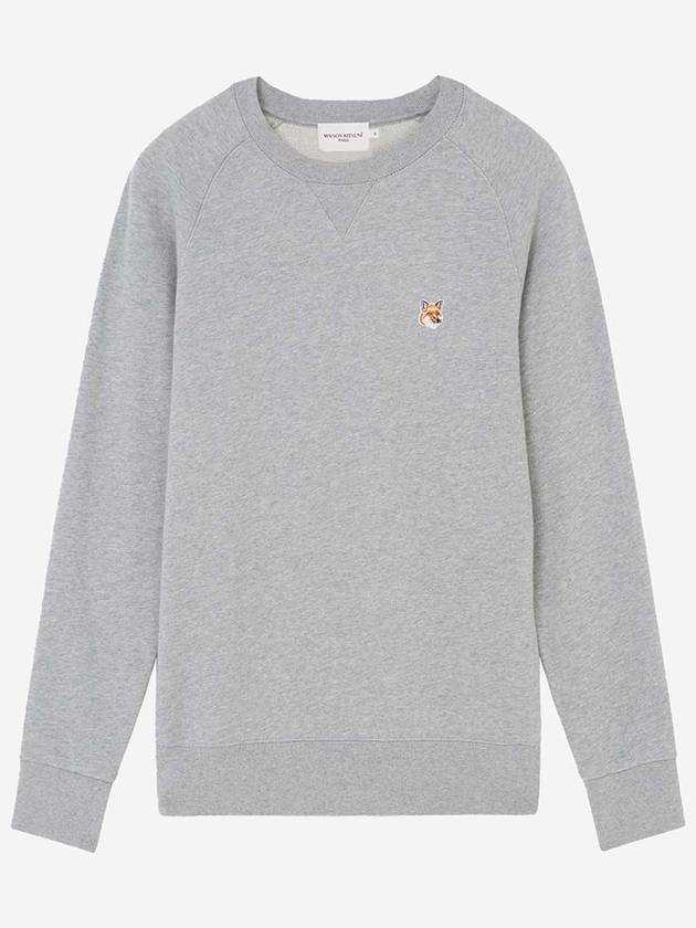 Fox Head Patch Classic Sweatshirt Grey Melange - MAISON KITSUNE - BALAAN 2