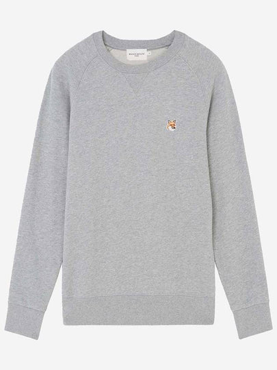 Fox Head Patch Classic Sweatshirt Grey Melange - MAISON KITSUNE - BALAAN 2