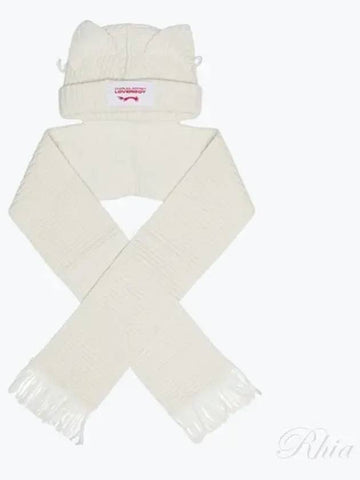 Charles Jeffrey Loverboy Chunky Ears Beanie Scarf 041130201 - CHARLES JEFFREY LOVERBOY - BALAAN 1