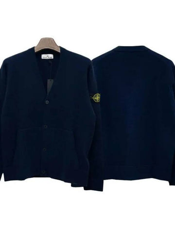 Logo patch Geelong wool V neck ga 35816995 1096014 - STONE ISLAND - BALAAN 1