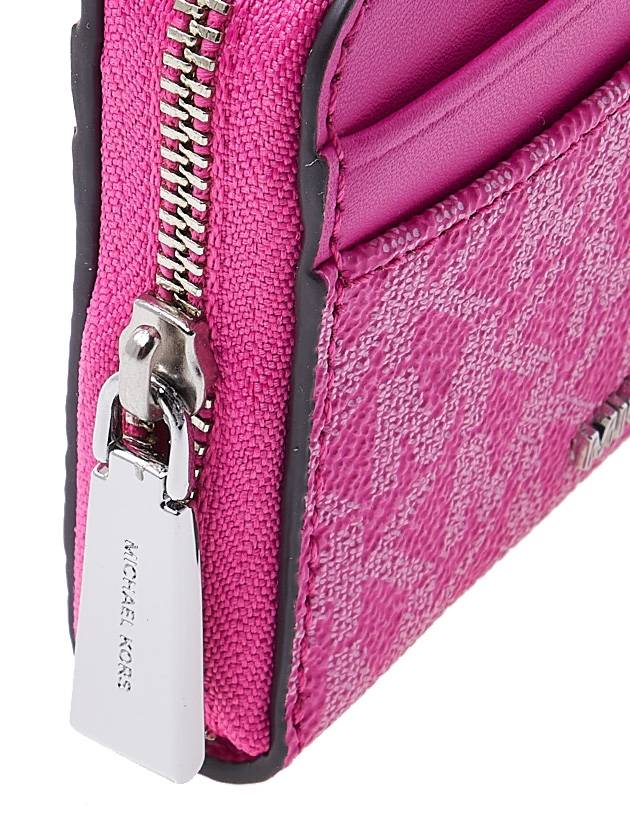 Jet Set Small Logo Card Wallet Pink - MICHAEL KORS - BALAAN 8