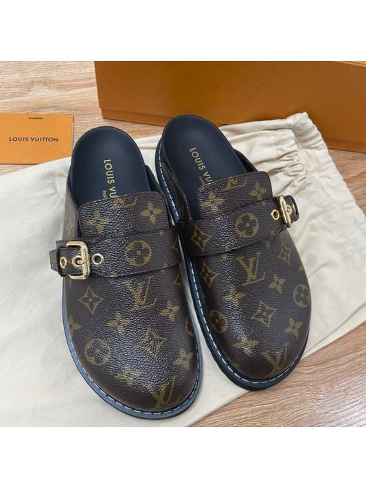 LV Cosy Flat Comfort Clog Mule Brown - LOUIS VUITTON - BALAAN 2