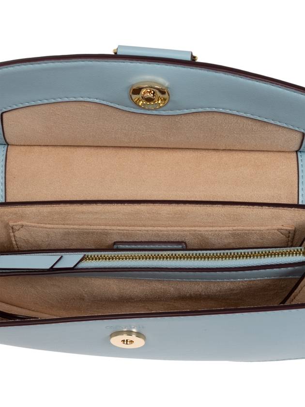 Ganni Handbag With Logo, Women's, Light Blue - GANNI - BALAAN 5